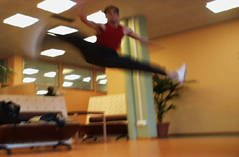 Jump Wheel Kick