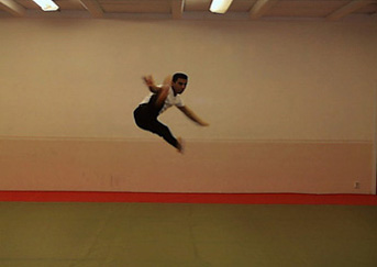 Jump Wheel Kick